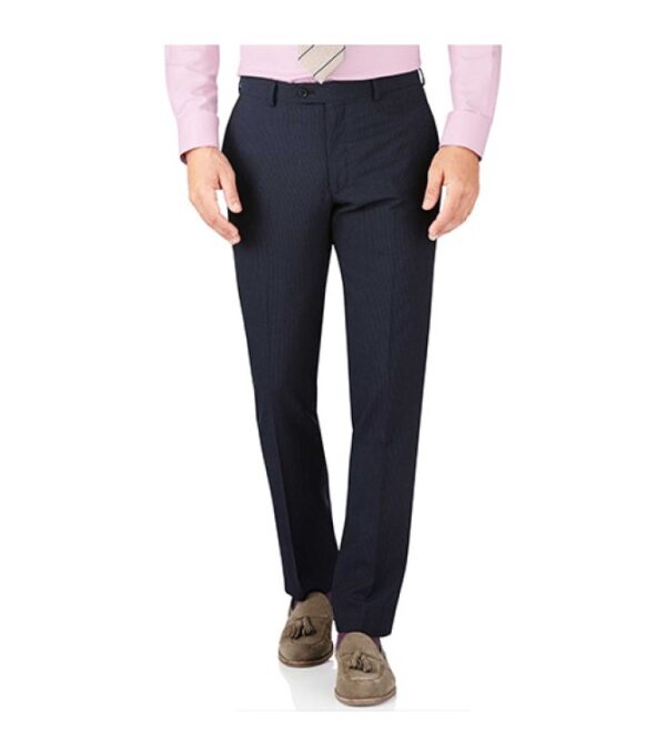 NAVY STRIPE EXECUTIVE TROUSERS