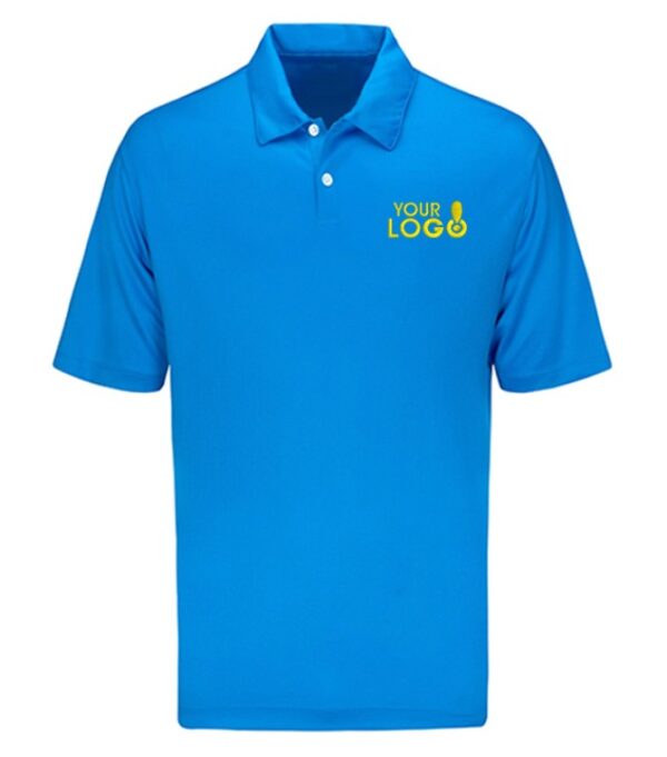 CUSTOM DRY FIT POLO T-SHIRT SKY BLUE