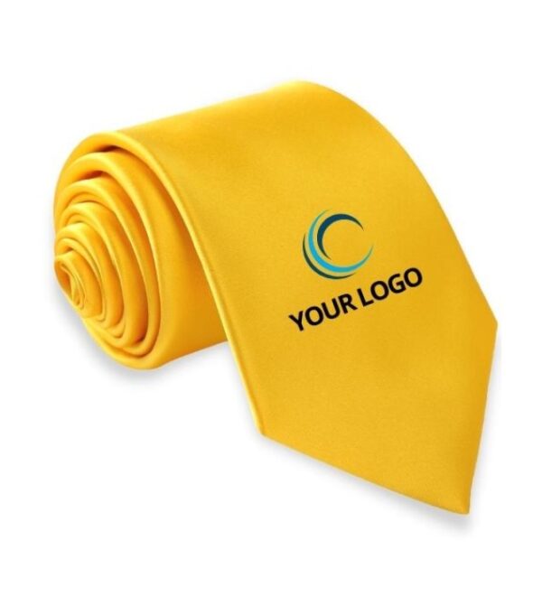 GOLDEN YELLOW NECK TIE