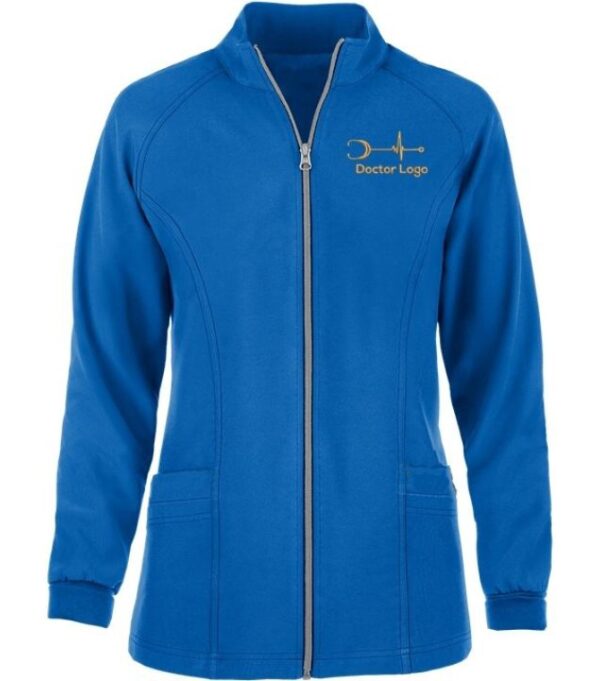 MANDARIN COLLAR WINTER SCRUB JACKET