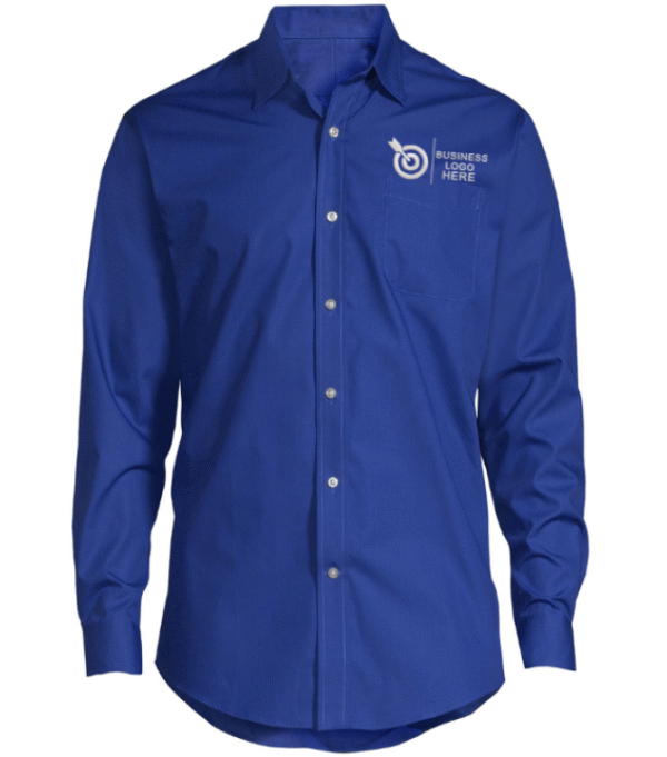 ROYAL BLUE MARK CURVE SHIRT