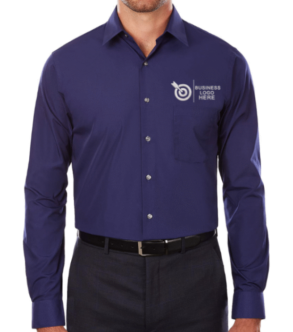 MEN’S PERFECT DRESS SHIRT NAVY BLUE