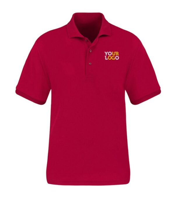 PERSONALIZED POLO T-SHIRT RED